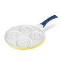 Patelnia do placuszków 4 otwory Emoji 26 cm Minionki Collection BerlingerHaus BH-8950MN