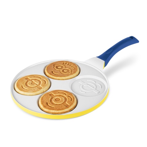 Patelnia do placuszków 4 otwory Emoji 26 cm Minionki Collection BerlingerHaus BH-8950MN
