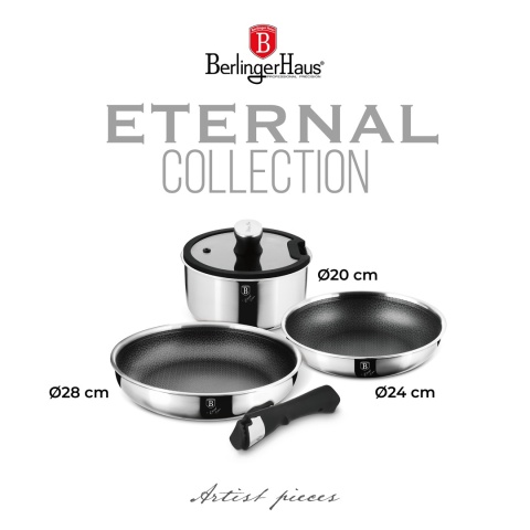 Zestaw garnków i patelni 5 elementów BerlingerHaus BH-8973 Eternal Collection