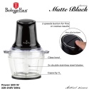 Wielofunkcyjny siekacz / rozdrabniacz BerlingerHaus Matte Black Collection BH-9726