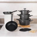 Zestaw 10-el garnki i patelnie BerlingerHaus Antracit Collection BH-8140