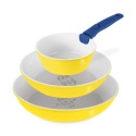 Zestaw garnków z odpinaną rączką 4 elementy Minions Collection BerlingerHaus BH-8457MN