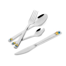 Zestaw sztućców 4 elementy Minions Collection BerlingerHaus BH-2636MN